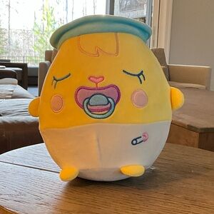 Yellow and Blue Baby Plush Toy - Baby Hammie Hamster - Moriah Elizabeth